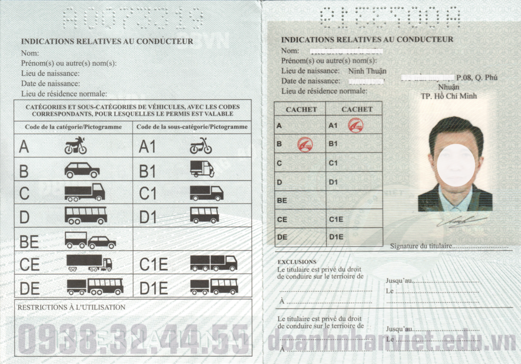 Đổi bằng lái xe quốc tế Tổng Cục Đường Bộ