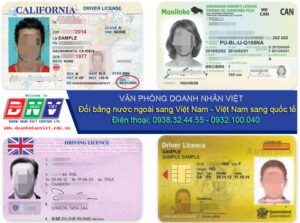 Thủ tục đổi bằng lái xe nước ngoài sang Việt Nam