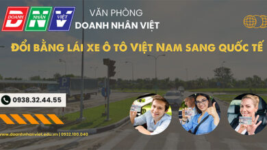 Đổi bằng lái xe ô tô Việt Nam sang quốc tế