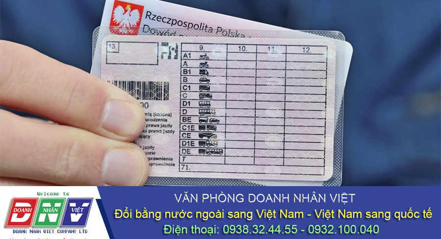 Đổi bằng lái xe nước ngoài tại Việt Nam