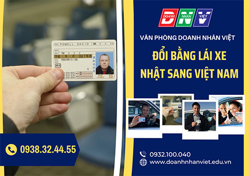 Đổi bằng lái xe Nhật sang Việt Nam