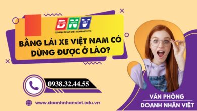 Bằng lái xe Việt Nam có dùng được ở Lào?