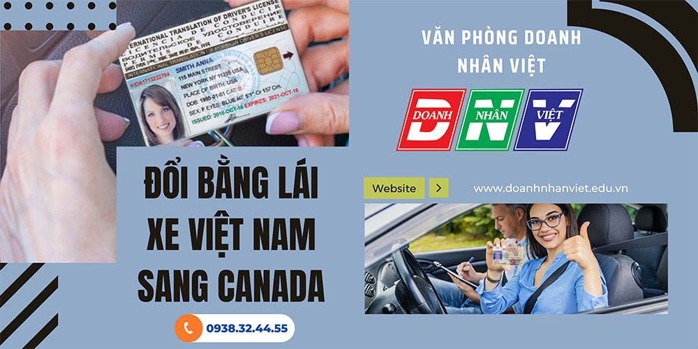 Đổi bằng lái xe Việt Nam sang Canada