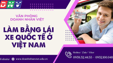 Làm bằng lái xe quốc tế ở Việt Nam