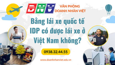 Bằng lái xe quốc tế IDP có được lái xe ở Việt Nam