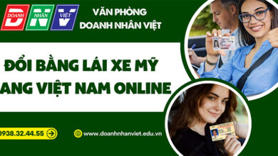 Đổi bằng lái xe nước ngoài sang Việt Nam online
