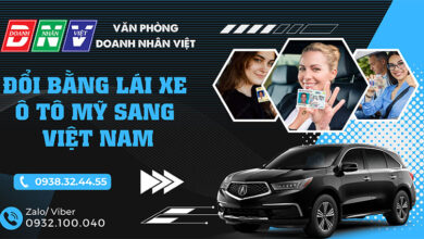 Đổi bằng lái xe ô tô Mỹ sang Việt Nam