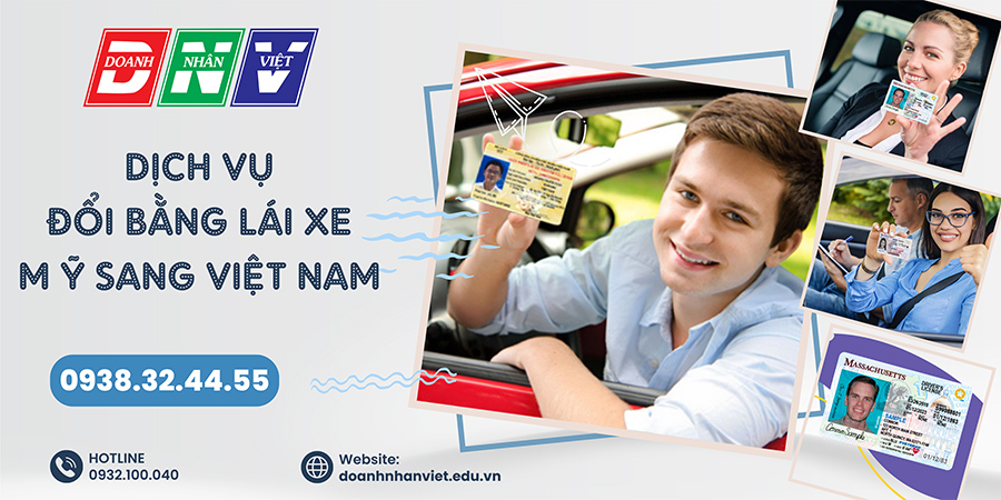 Dịch vụ đổi bằng lái xe Mỹ sang Việt Nam