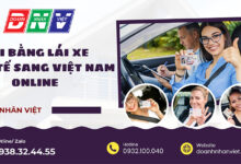 Đổi bằng lái xe quốc tế sang Việt Nam online