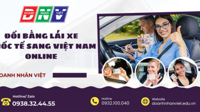 Đổi bằng lái xe quốc tế sang Việt Nam online