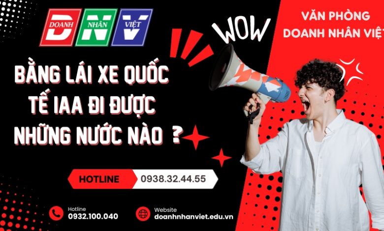 Bằng lái xe quốc tế IAA đi được những nước nào