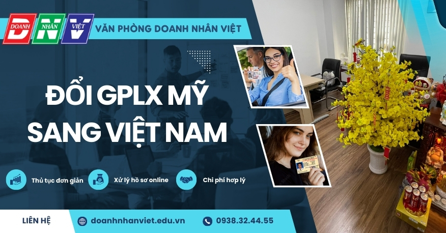 Đổi GPLX Mỹ sang Việt Nam