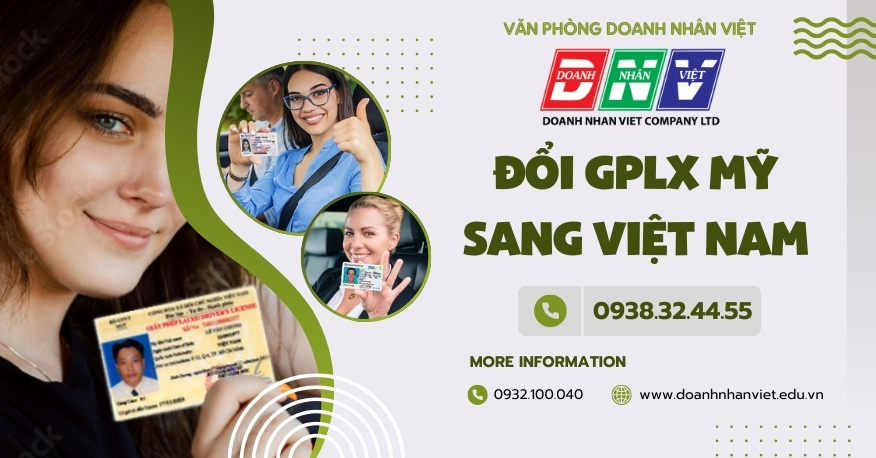 Đổi GPLX Mỹ sang Việt Nam