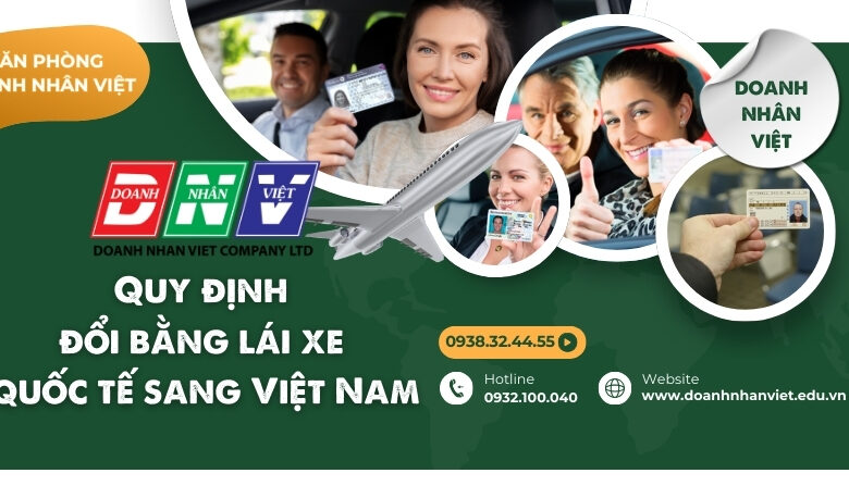 Quy định đổi bằng lái xe quốc tế sang Việt Nam