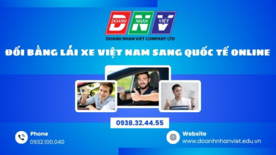 Đổi bằng lái xe Việt Nam sang quốc tế online