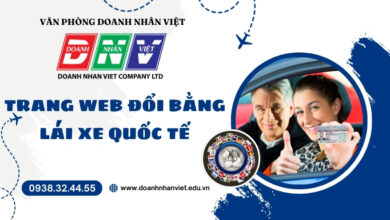 Trang web đổi bằng lái xe quốc tế