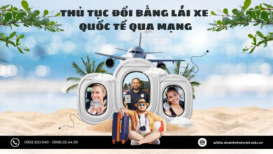 Thủ tục đổi bằng lái xe quốc tế qua mạng