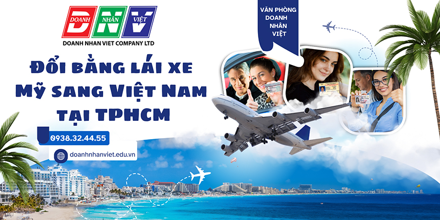Đổi bằng lái xe Mỹ sang Việt Nam tại TPHCM