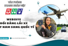 Website đổi bằng lái xe Việt Nam sang quốc tế
