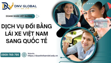 Dịch vụ đổi bằng lái xe Việt Nam sang quốc tế