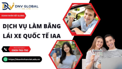Dịch vụ làm bằng lái xe quốc tế IAA