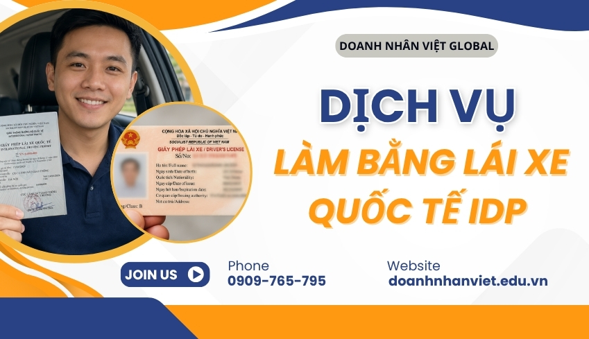 Dịch vụ làm bằng lái xe quốc tế IDP