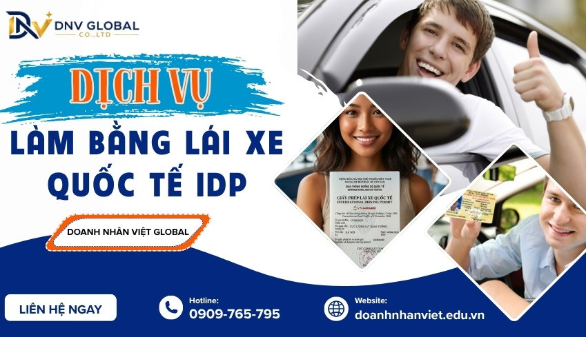 Dịch vụ làm bằng lái xe quốc tế IDP