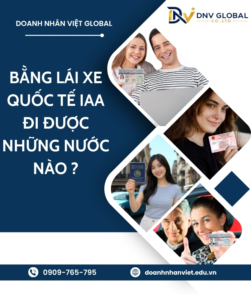 Bằng lái xe quốc tế IAA đi được những nước nào