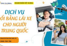 Dịch vụ đổi bằng lái xe cho người Trung Quốc