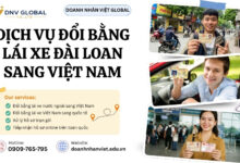 Dịch vụ đổi bằng lái xe Đài Loan sang Việt Nam