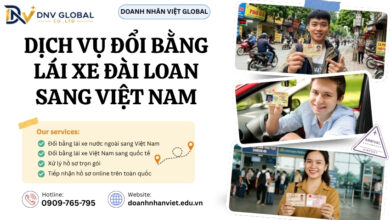 Dịch vụ đổi bằng lái xe Đài Loan sang Việt Nam