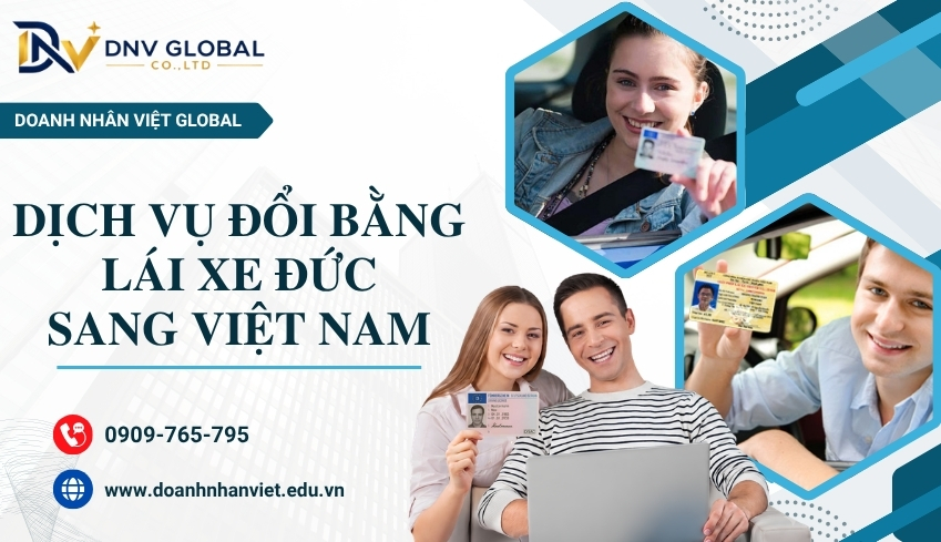 Dịch vụ đổi bằng lái xe Đức sang Việt Nam