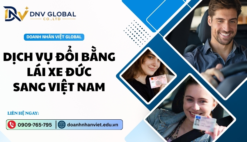 Dịch vụ đổi bằng lái xe Đức sang Việt Nam