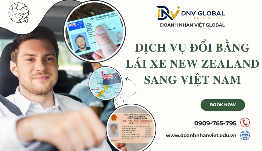 Dịch vụ đổi bằng lái xe New Zealand sang Việt Nam