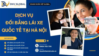Dịch vụ đổi bằng lái xe quốc tế tại Hà Nội