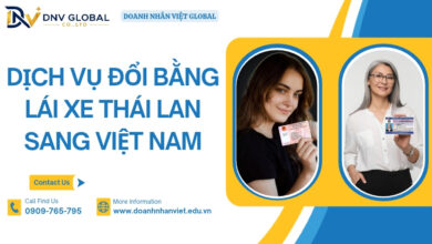 Dịch vụ đổi bằng lái xe Thái Lan sang Việt Nam