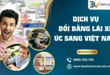 Dịch vụ đổi bằng lái xe Úc sang Việt Nam