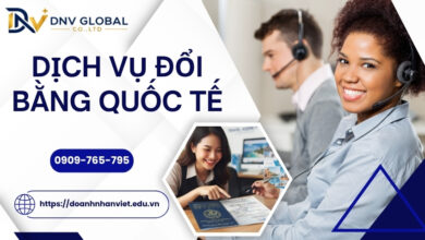 Dịch vụ đổi bằng quốc tế